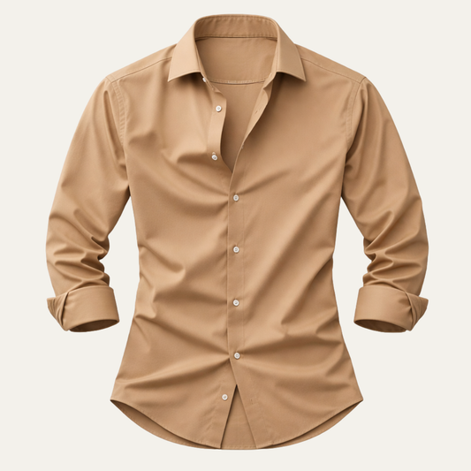 Men's Slim Fit Dress Shirt Stretch Milano - VibreMode