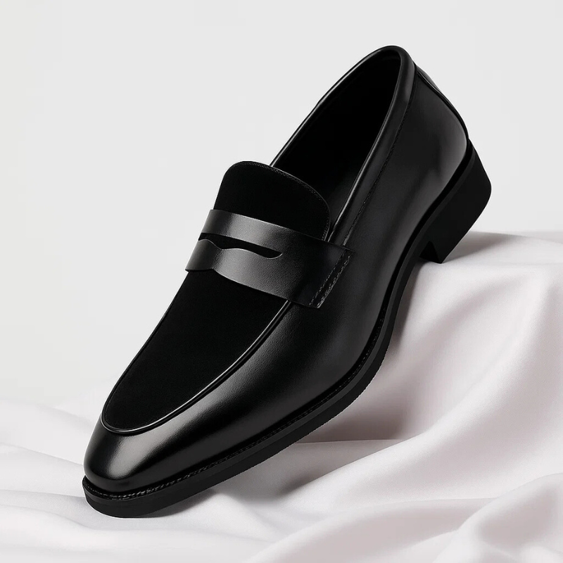 Italian Leather Penny Loafers
