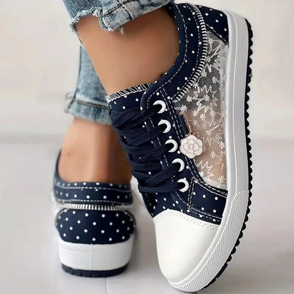 Women's Low- Sneakers Tie-Front