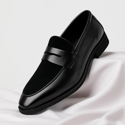 Nirvana Men's Italian Leather Penny Loafers