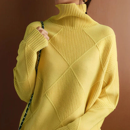 Women's Cashmere Round Neck Jersey