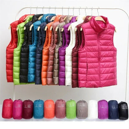 Women's Windbreaker Body Warmer Zip Front - VibreMode