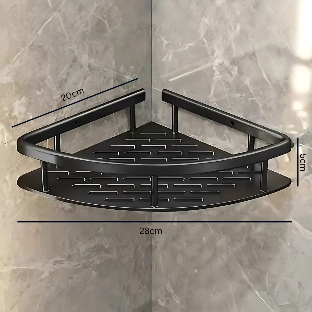 2-Tier Rustproof Bathroom Shelf Organizer