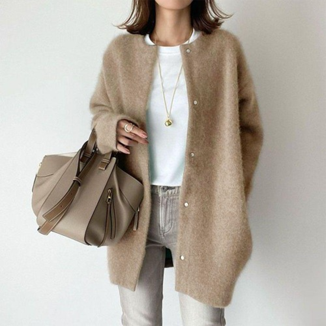 Women's Wool Coat Designer Warmth - VibreMode