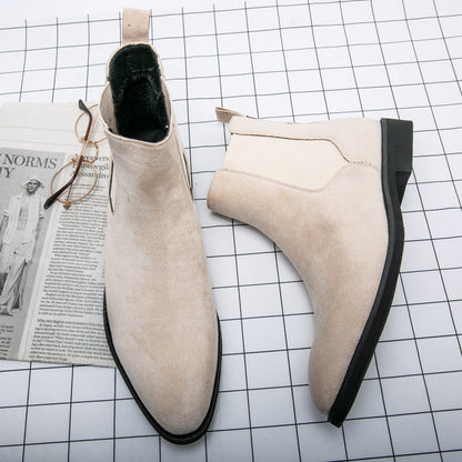 Ankle-Length Chelsea Boots for Men – Stylish & Versatile Footwear