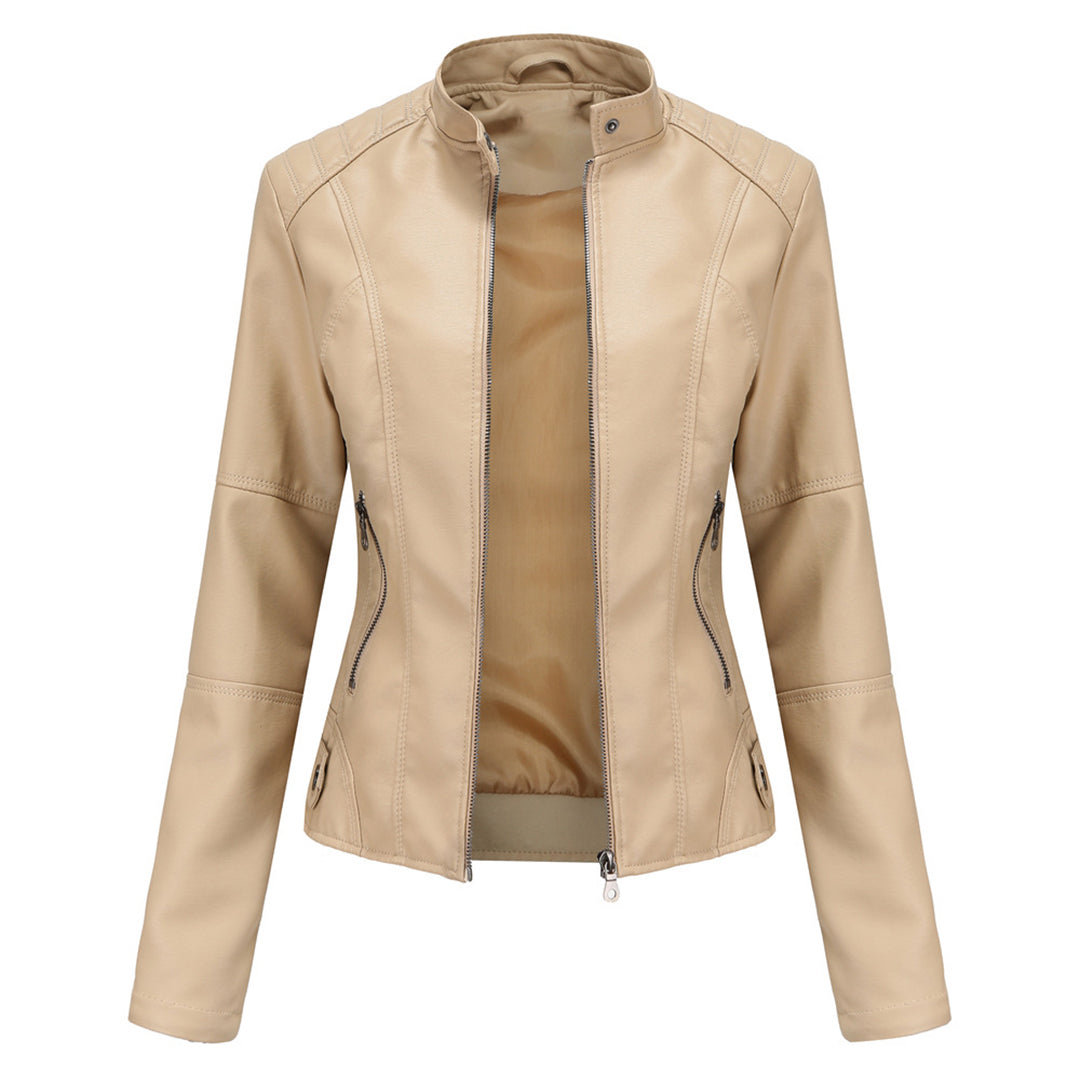 Classic Fit Women's Genuine Leather Jacket
