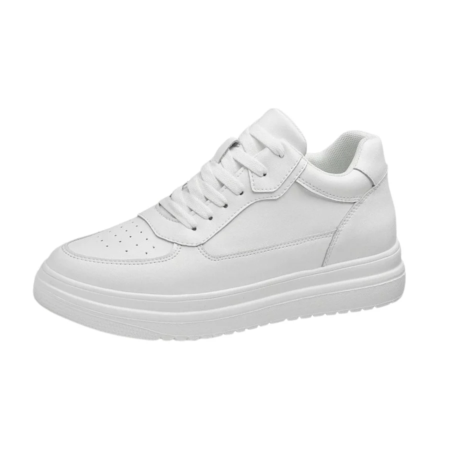 Women's Platform Sneakers Lace-Up Casual - VibreMode