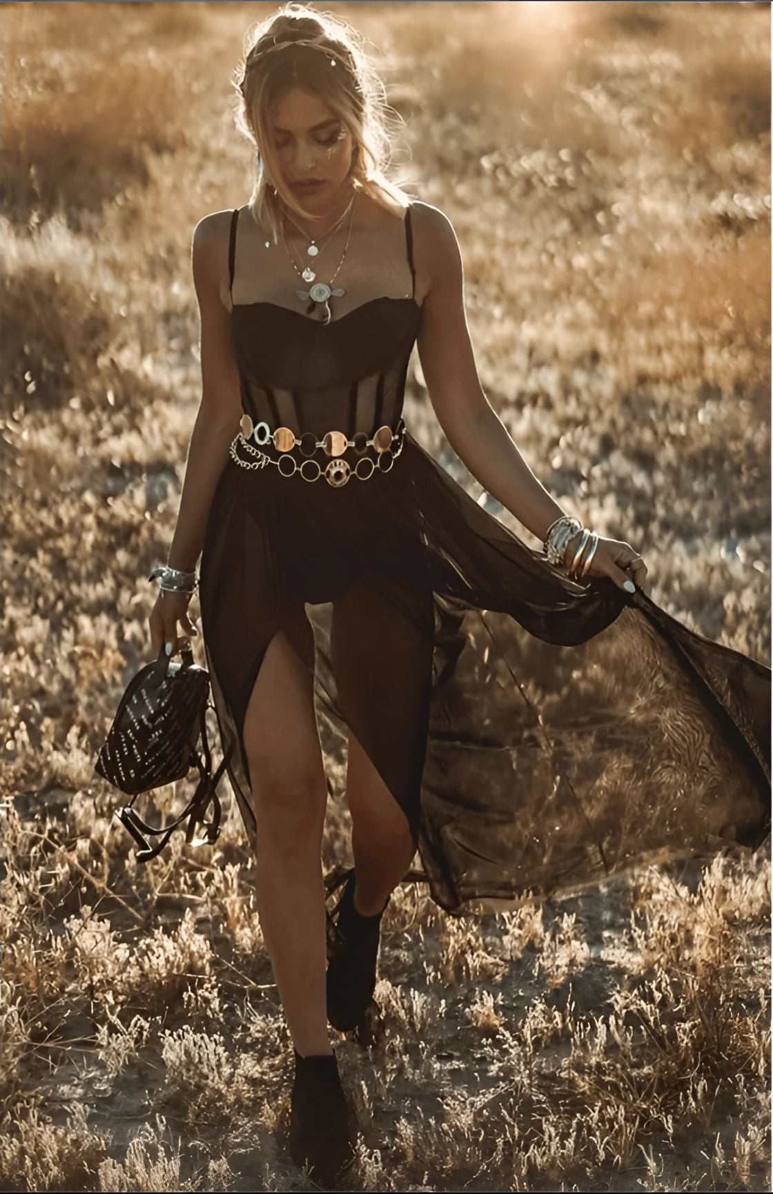 Chic See Through Dress - Slim Fit & Feminine - VibreMode