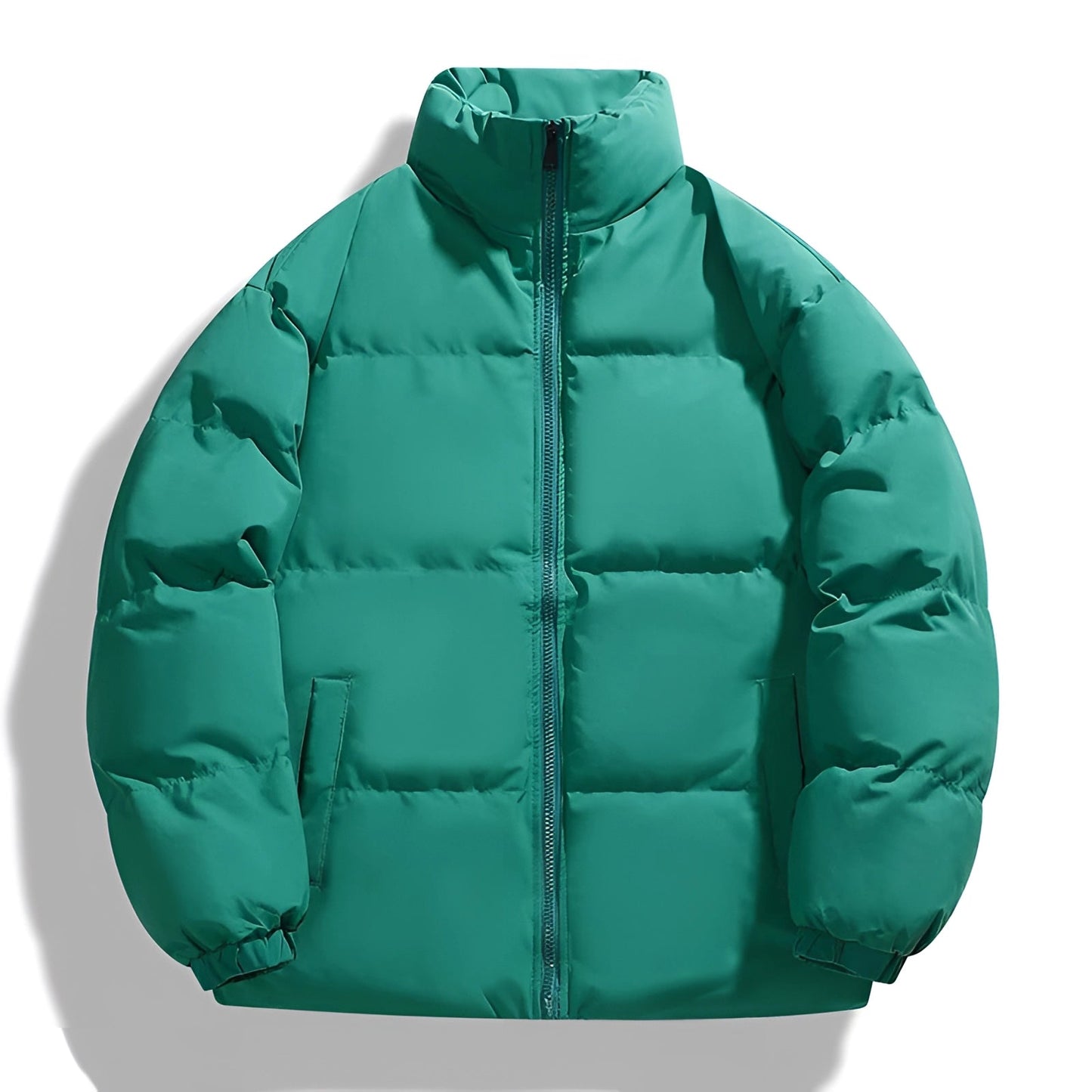 Men's Down Puffer Jacket Ivory Insulated