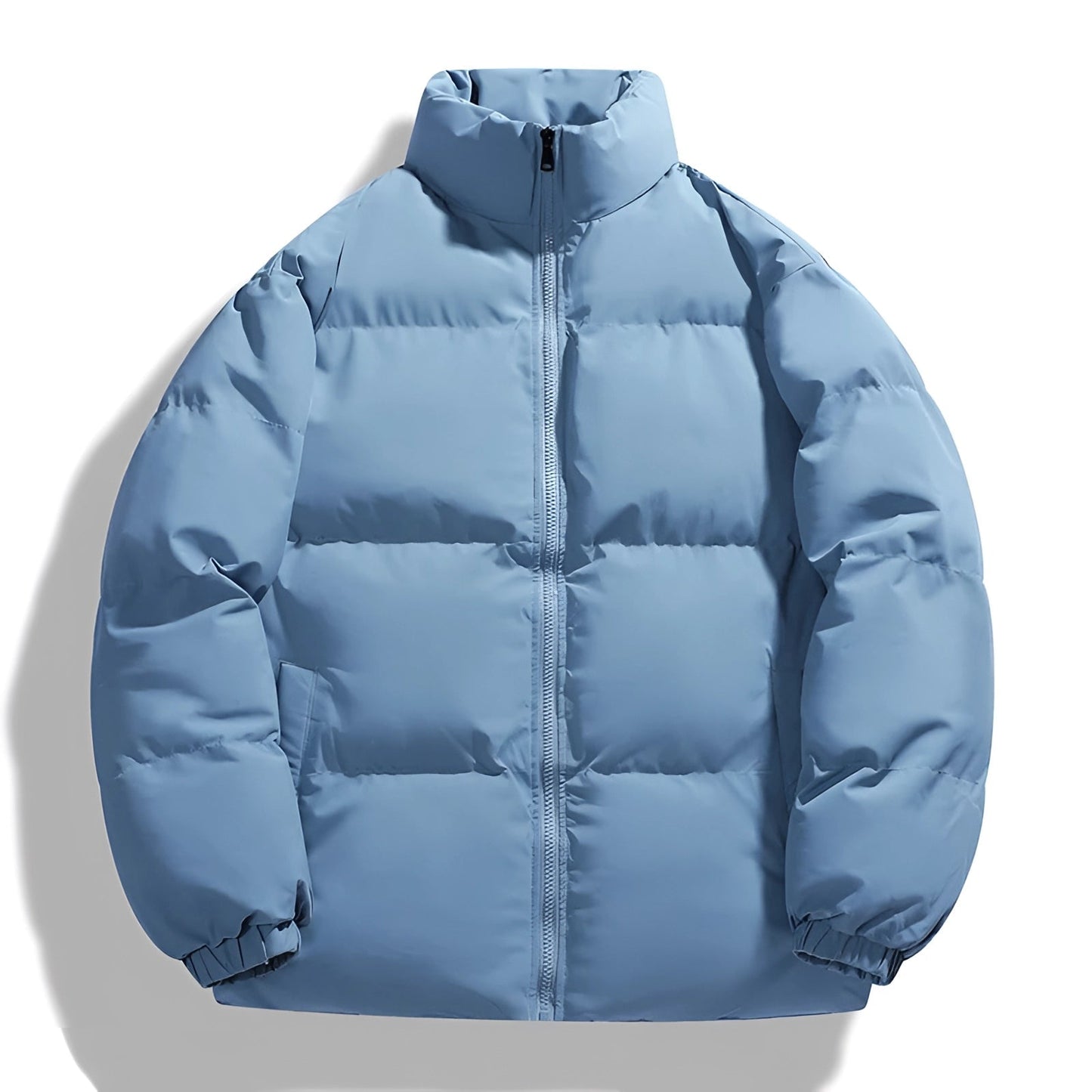 Men's Down Puffer Jacket Ivory Insulated