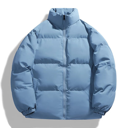 Men's Down Puffer Jacket Ivory Insulated