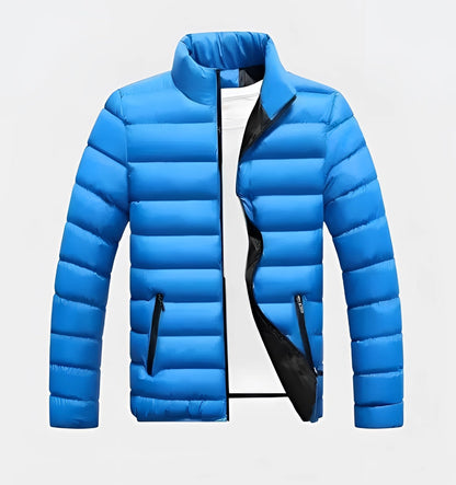 Men's Lightweight Water-Resistant Puffer Jacket Black