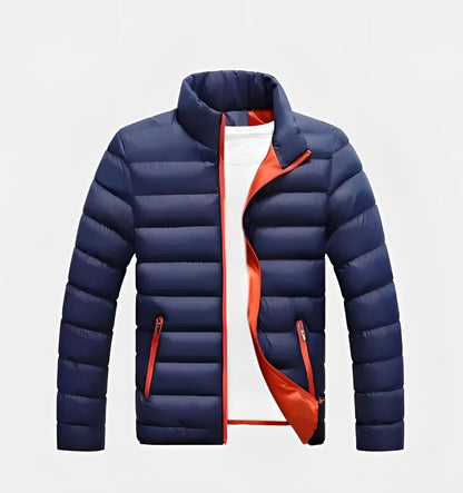 Men's Lightweight Water-Resistant Puffer Jacket Black
