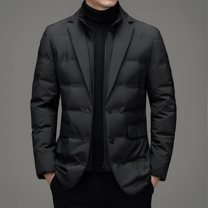 Men's Insulated Quilted Blazer Lightweight Green