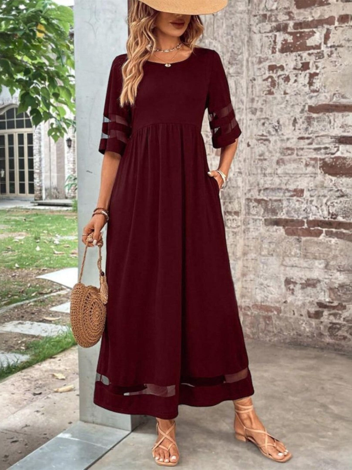 Women's Classic Round Neck Dress