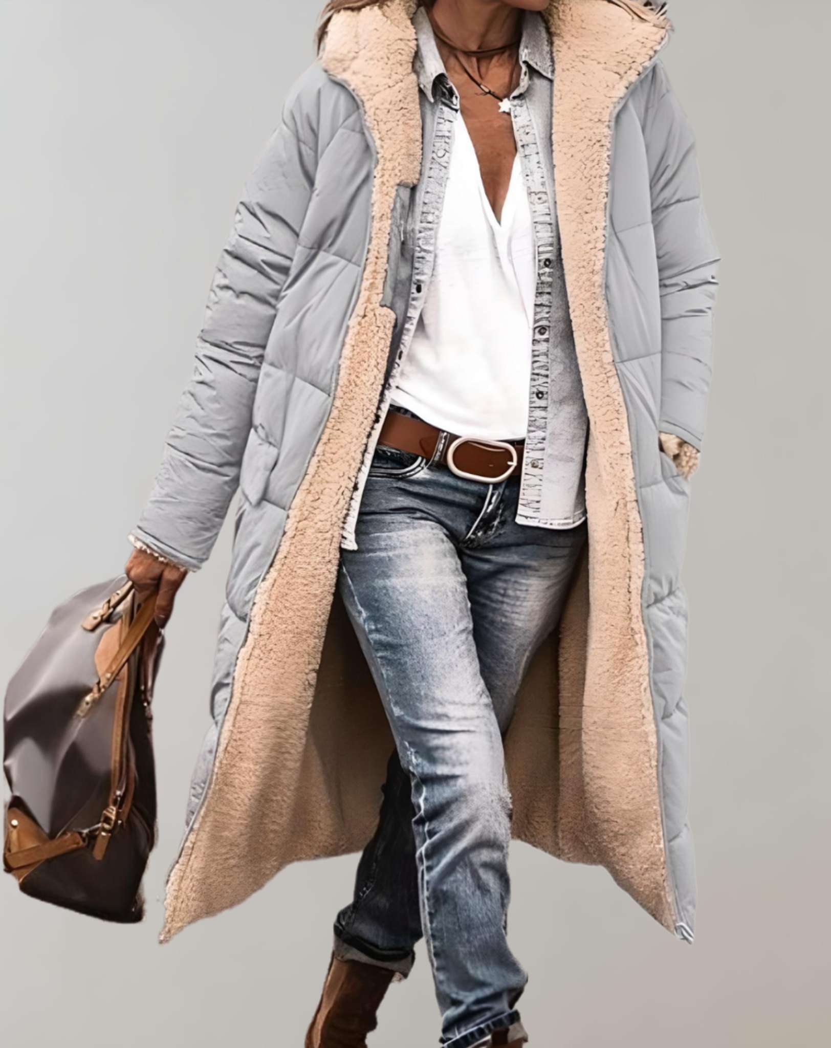 Daisy | Women’s Winter Quilted Coat with Lining Caliboot