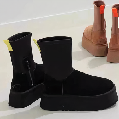 Women's Fur Lined Boots - VibreMode