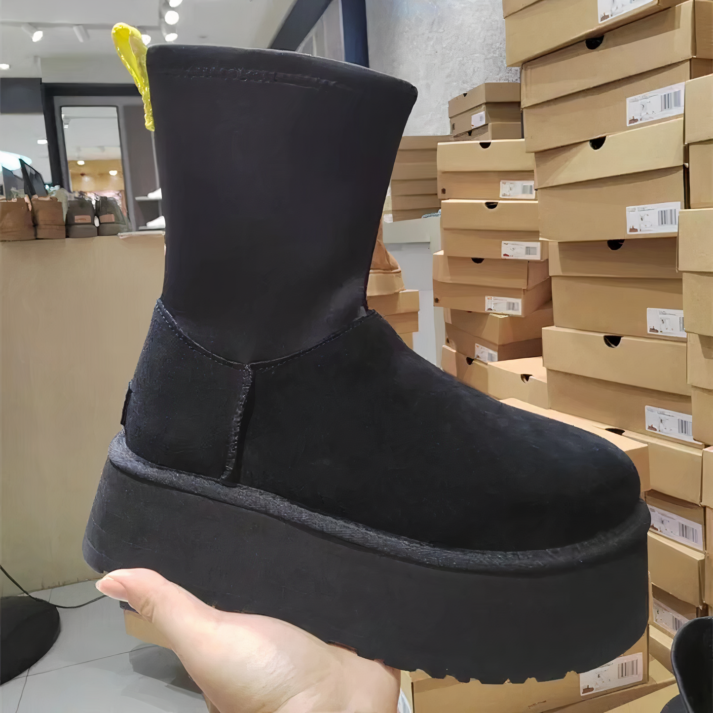 Women's Boots Smooth Leather Side Zip