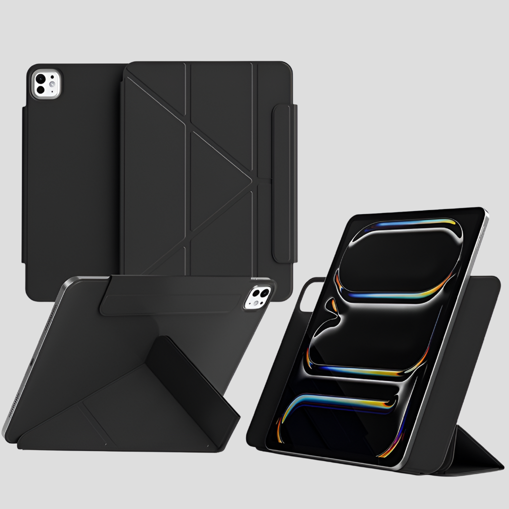 Magnetic 360 Degree iPad Case Protective Clear - VibreMode