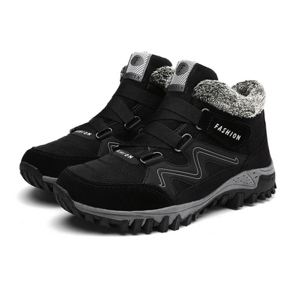 Women's Ankle Boots Hook Strap Lug Sole Design