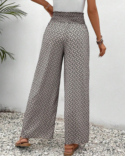 Women's Pull-On Trousers Elastic Waistband