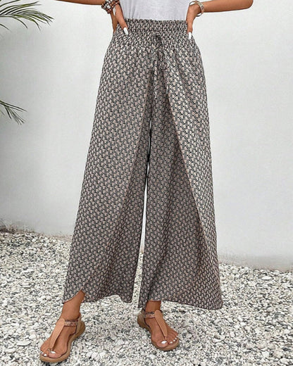 Women's High Waist Palazzo Trousers