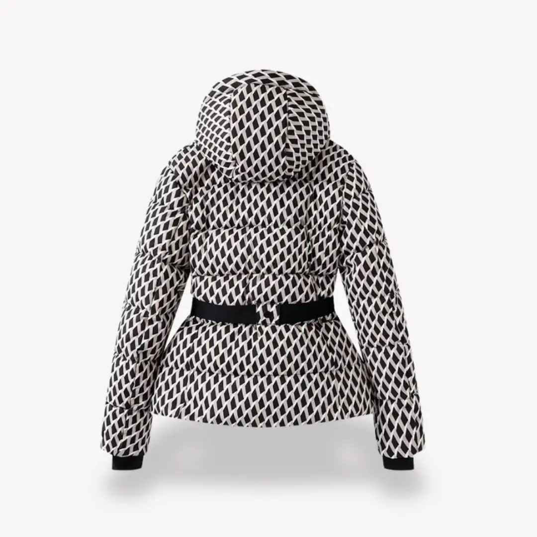 Belted Puffer Jacket for Women – Stylish & Warm-Caliboot