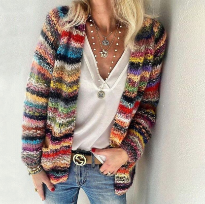 Women's Colorful Cardigan - VibreMode