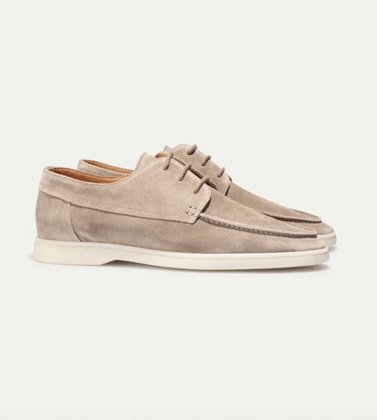 Men's Suede Loafers Comfortable Elegant Brown