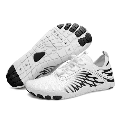 Men's Hiking Shoes Durable Leather Brown