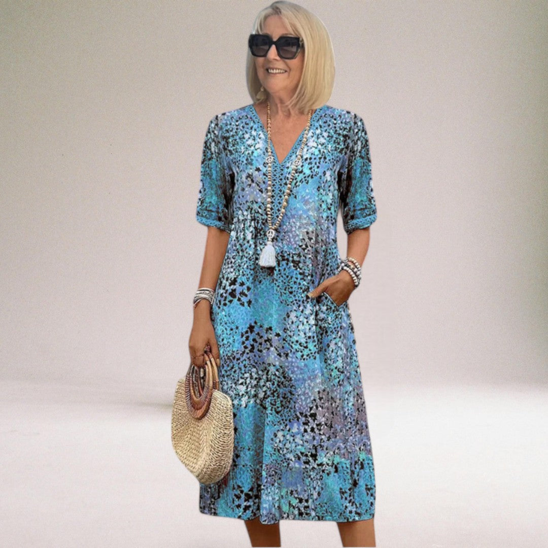 Women's Floral Spring Dress Elegant