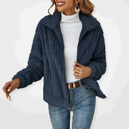 Women's Zip Front Collared Jacket
