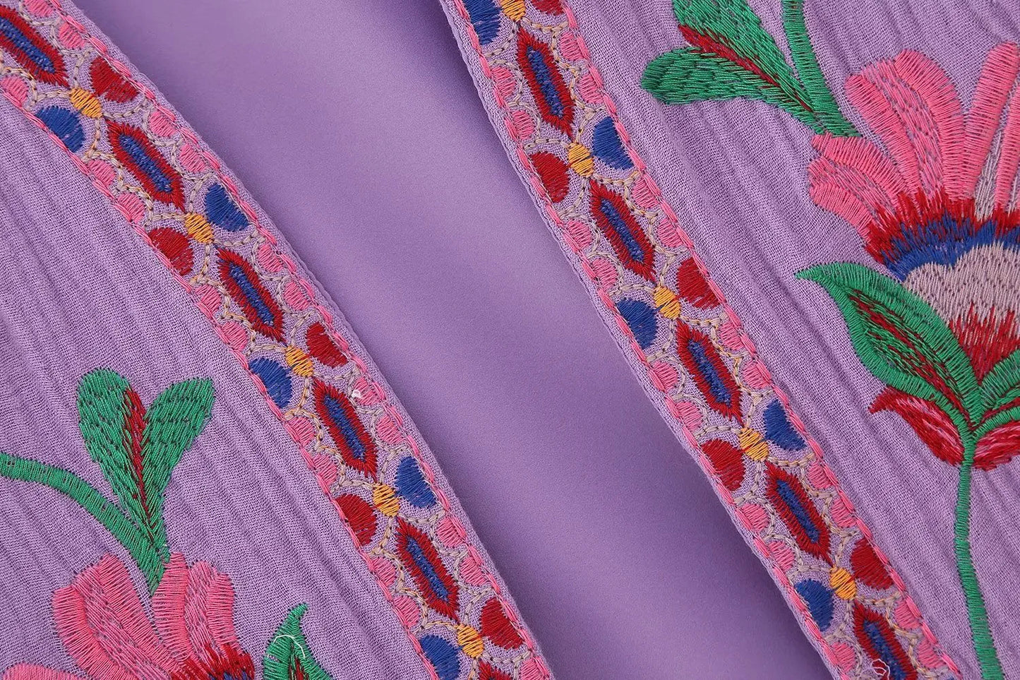 Bohemian Floral Embroidered Waistcoat
