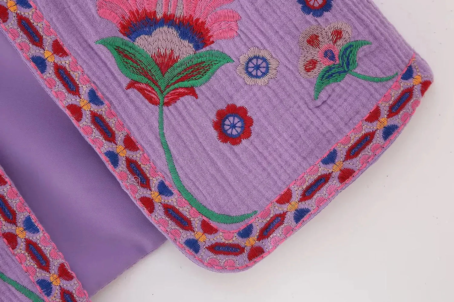 Bohemian Floral Embroidered Waistcoat