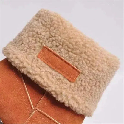 Women's Mid-Calf Block Heel Boots Lug Sole