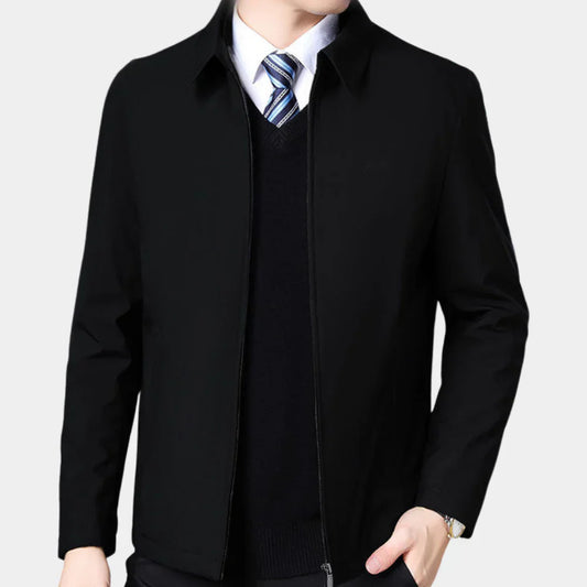 Men's Zipper Jacket Classic Collar - VibreMode