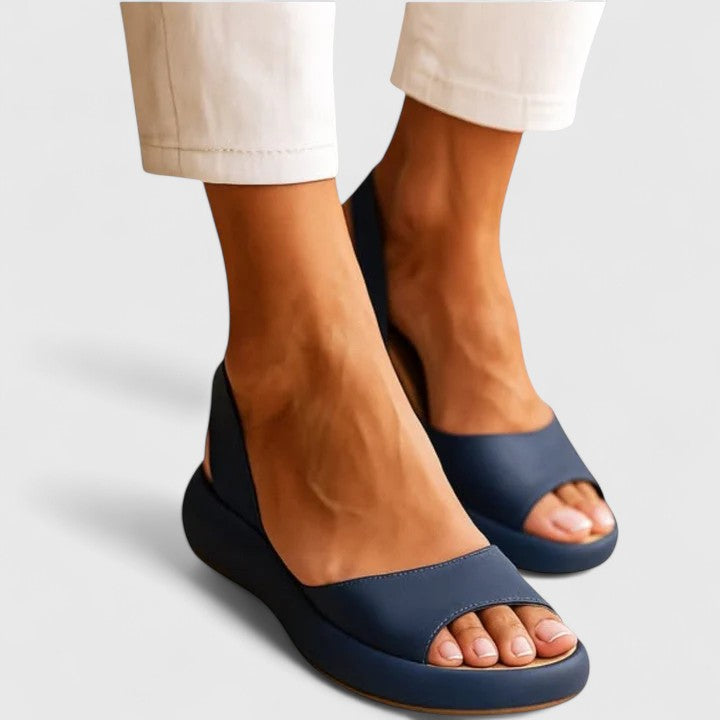 Women's Platform Wedge Sandals Open Toe Slingback