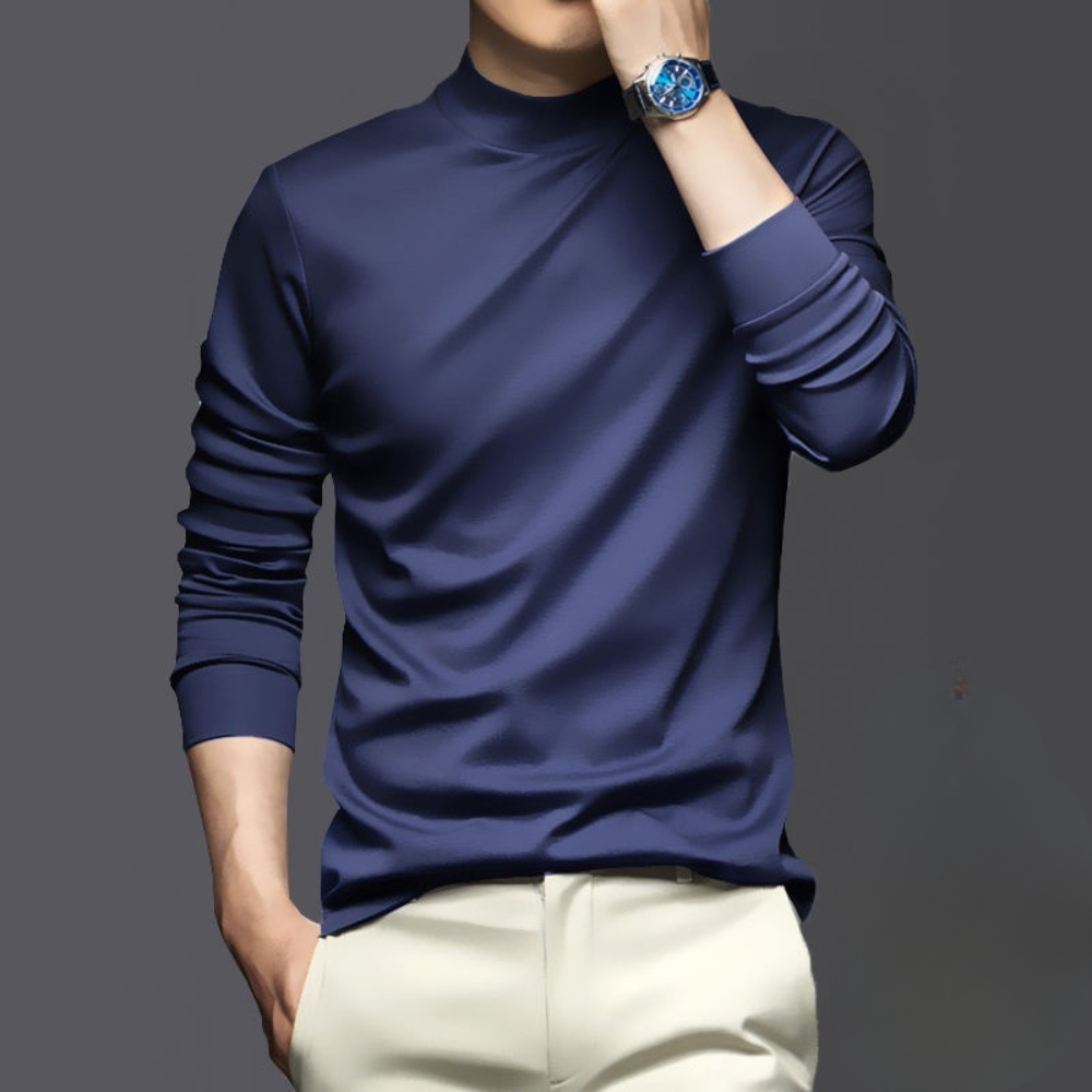 Men's Slim Fit Long Sleeve Shirt