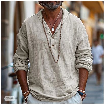 Men's Casual Lightweight Shirt - VibreMode