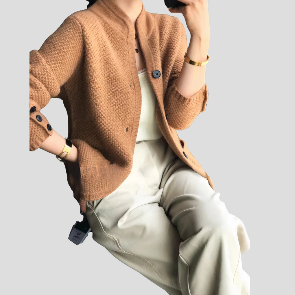 Women's Cashmere V-Neck Cardigan