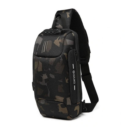 Crossbody Bag Anti-Theft USB Charging