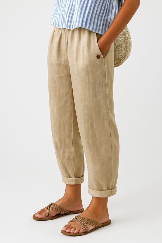 Wanda | Fashionable Trousers With Slant Pockets - VibreMode