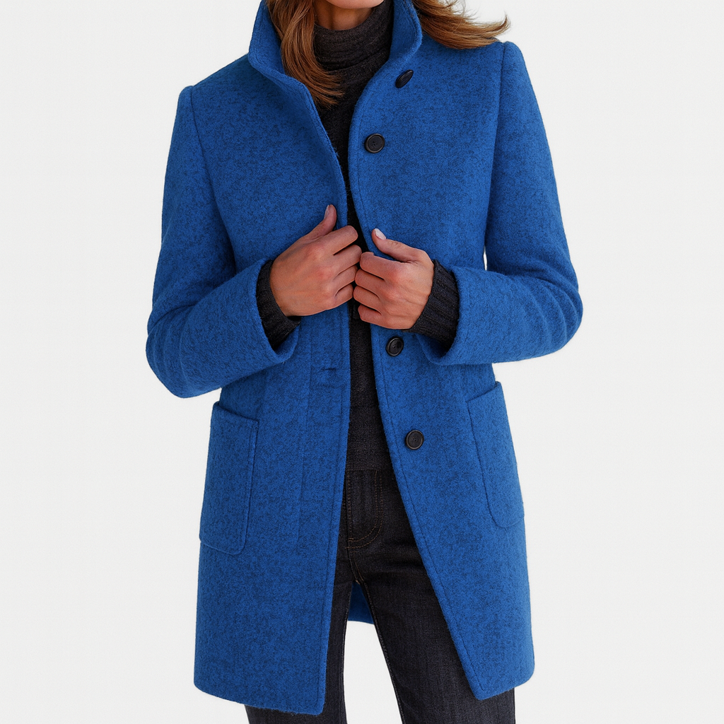 Women's Mid-Length Button Coat
