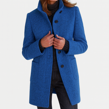 Women's Mid-Length Button Coat