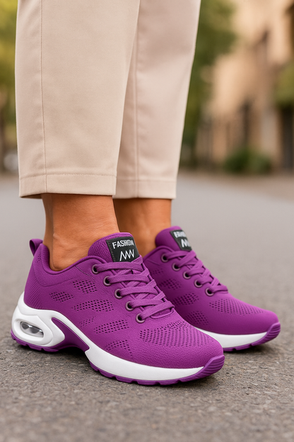 Women's Breathable Mesh Running Shoes Purple