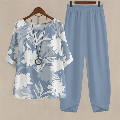 Women's 2 Piece Floral Set Comfortable