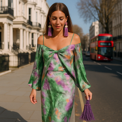 Elegant Flowing Formal Dress - VibreMode