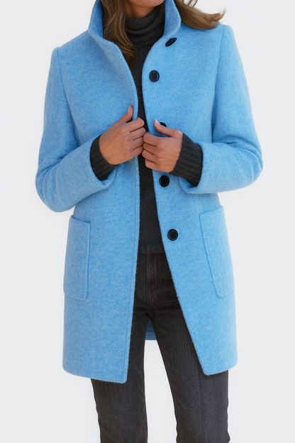 Women's Mid-Length Button Coat
