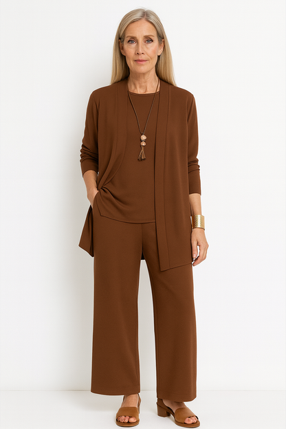 Comfy 3-Piece Cardigan Set for Women