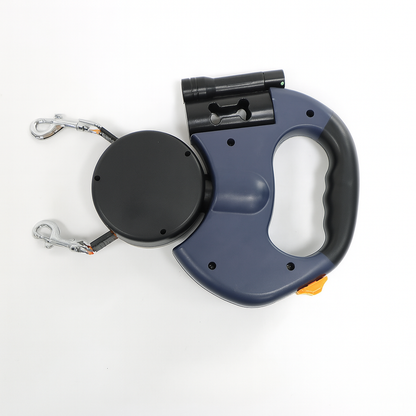 Retractable Dog Leash 360° Rotation Dual Lead